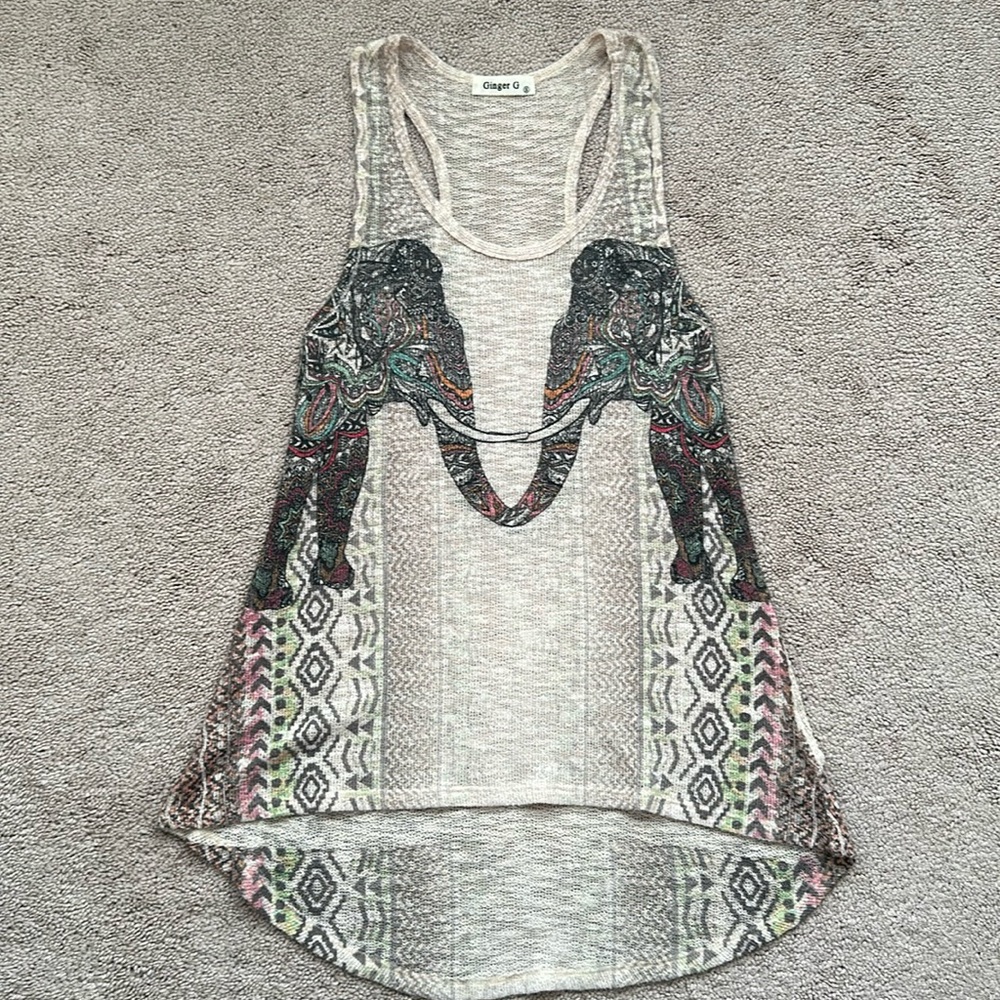Knit Racer back top